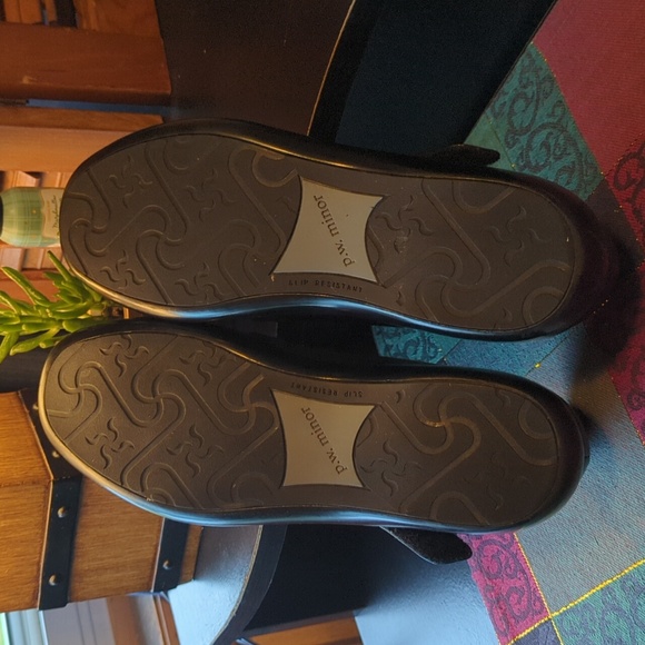 PW Minor Classic Mary Jane loafers black leather Women's 9 M NEW NWB - Picture 4 of 9